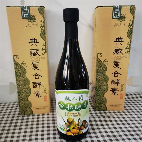 桃八园金桔酵素750毫升装*1瓶