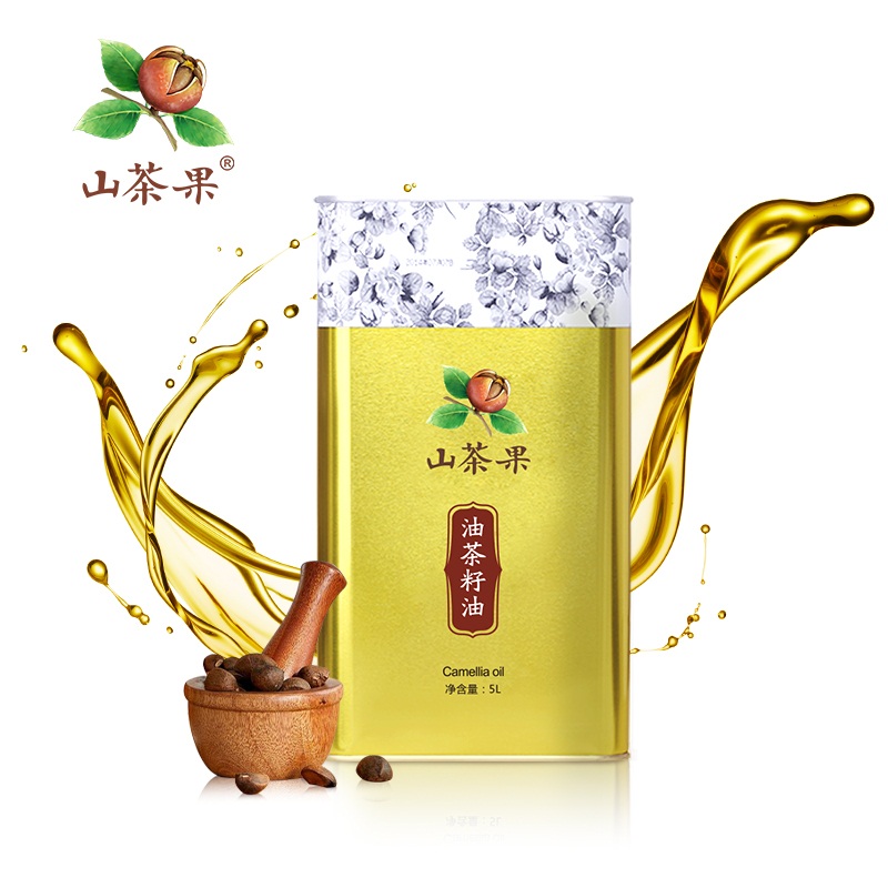 （特惠）山茶果有机油茶籽油1罐（精炼山茶油，5L/罐）