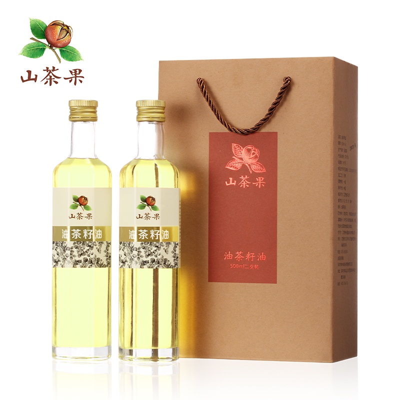 （特惠）山茶果油茶籽油2瓶（精炼山茶油，500毫升/瓶*2）