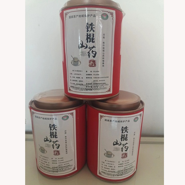 桃130园河南焦作温县老崔有机种植铁棍山药粉（带皮）500克