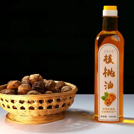（老包装清仓特惠）桃55园 慕斓云南冷榨核桃油2斤装