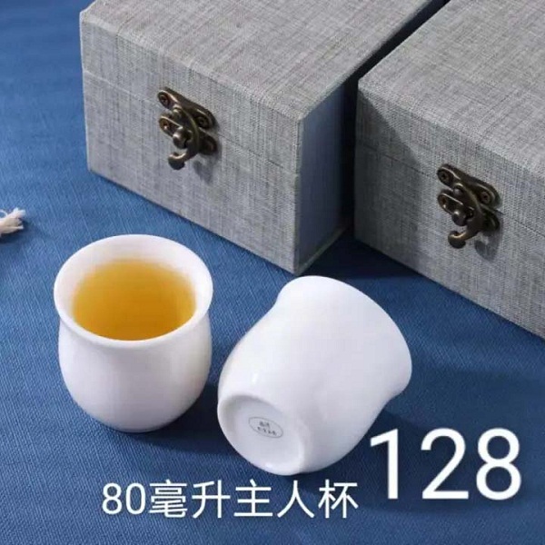 桃18园 品汁  能量玉瓷杯-80毫升主人杯1个