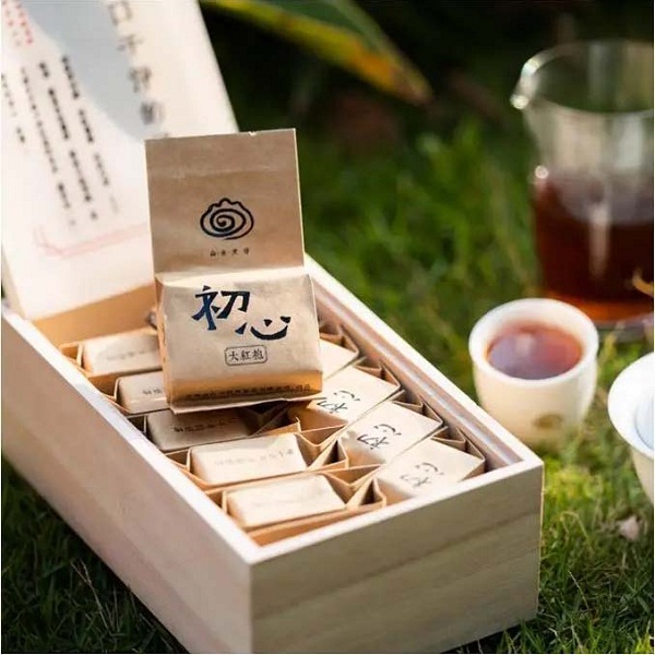 桃109园 初心 大红袍红茶木盒装20泡