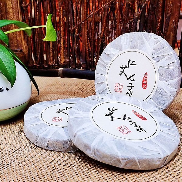 桃115园 炎黄开泰仁艾七子饼1袋