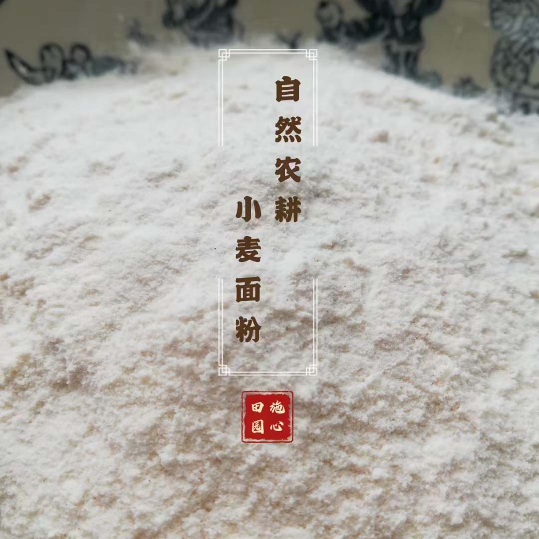 桃129园 山东潍坊李峰自然农法小麦面粉（白面粉）